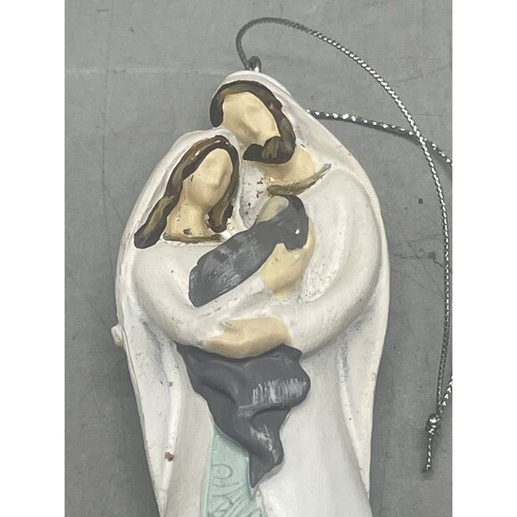 St Nicholas Square Angel Peace Love Spiritual Christmas Ornament Kohls 4" READ - Picture 2 of 5